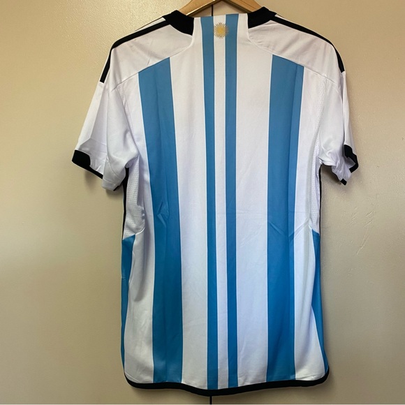 Adidas Argentina 2022 FIFA World Cup Soccer Home Jersey HF2157 size Large W/Tag - Picture 10 of 11